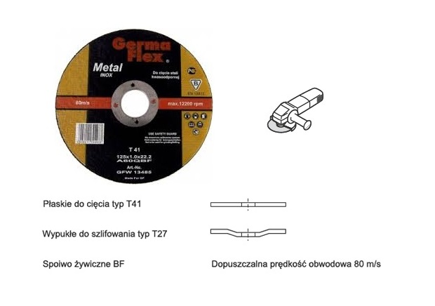 Tarcza do metalu germa flex